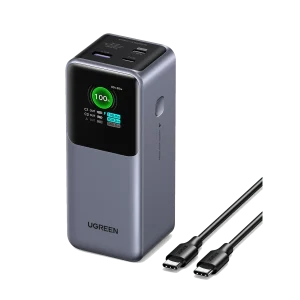 UGREEN Nexode Power Bank 20000mAh 130W with Smart Digital Display